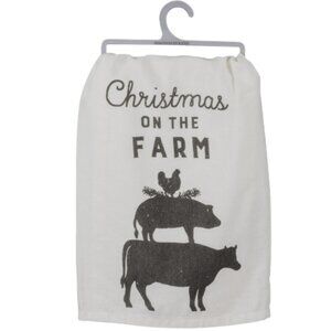 Primitives by Kathy - Christmas On The Farm Kitchen Towel
